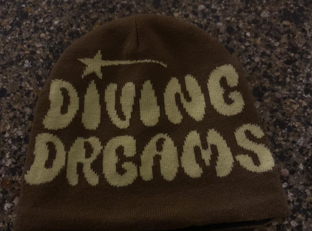 "Chocolate Brown" Satin Beanie